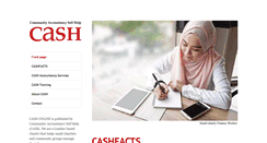 Desktop Screenshot of cash-online.org.uk